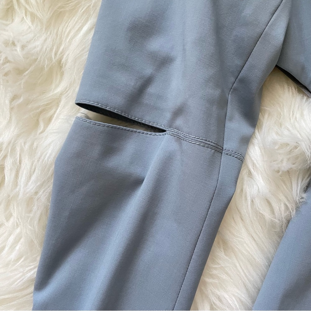 Jacquemus La Vesto Melo Cutout Blazer Blue Stretch Wool Size 10 NWT - Picture 11 of 16